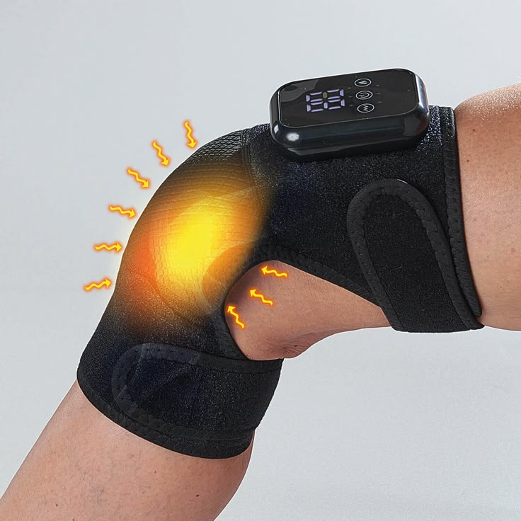 Smart Heated Knee Support Brace with Digital Temperature Display