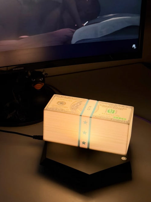 GTA Cash Stack LED Night Lamp – Luxury Money Table Light