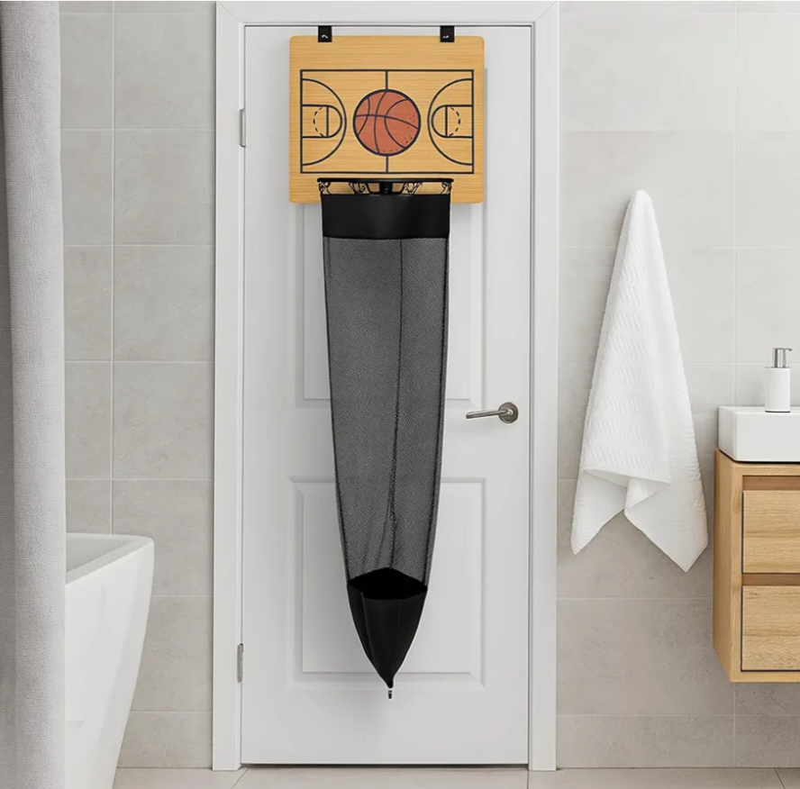 Basketball Trash Can Hoop – Indoor Clip-On Basketball Game
