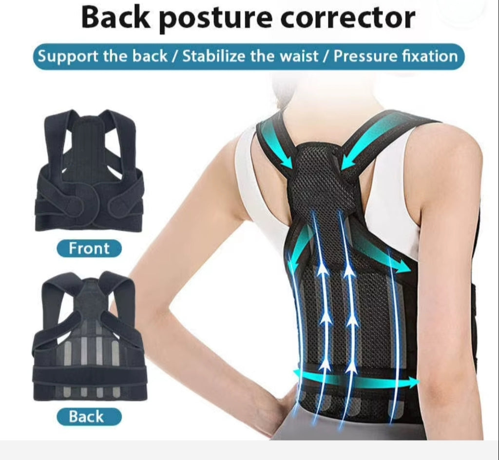 PostureFix™ — Adjustable Back Posture Support