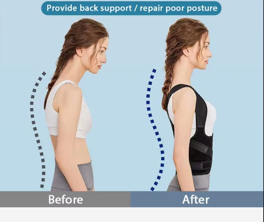 PostureFix™ — Adjustable Back Posture Support