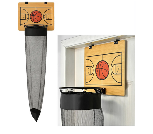 Basketball Trash Can Hoop – Indoor Clip-On Basketball Game